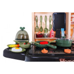 Veľká kuchynka s príslušenstvom krémová